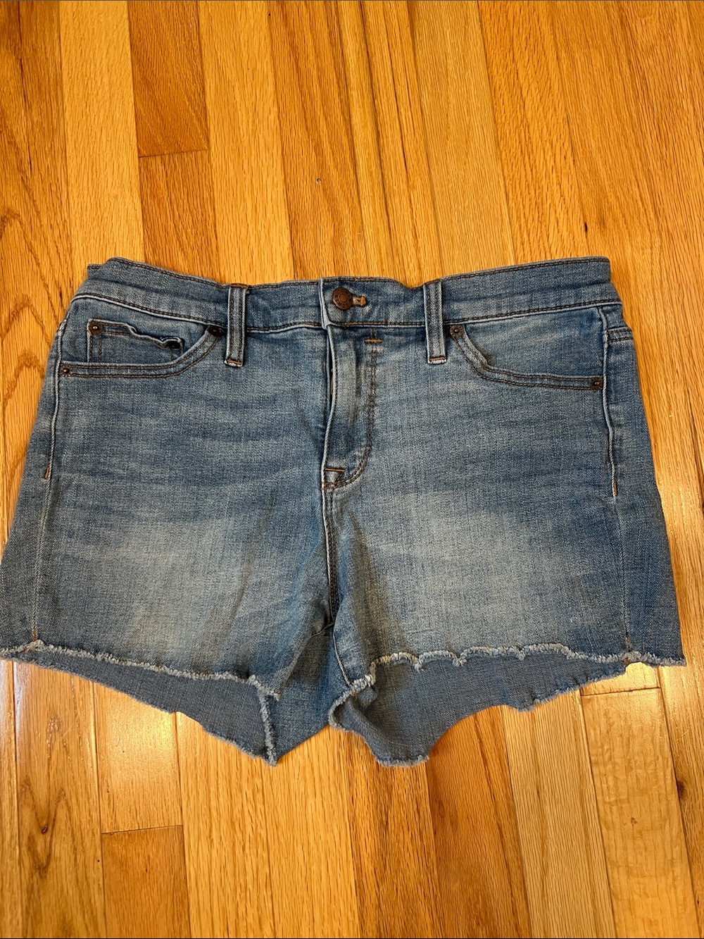 J. Crew Women's Light Blue Denim Cutoff Shorts